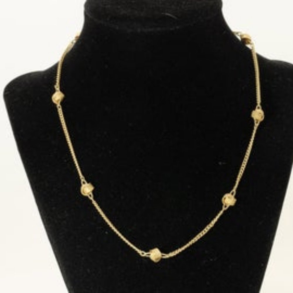 Vintage Avon Gold Knot Necklace